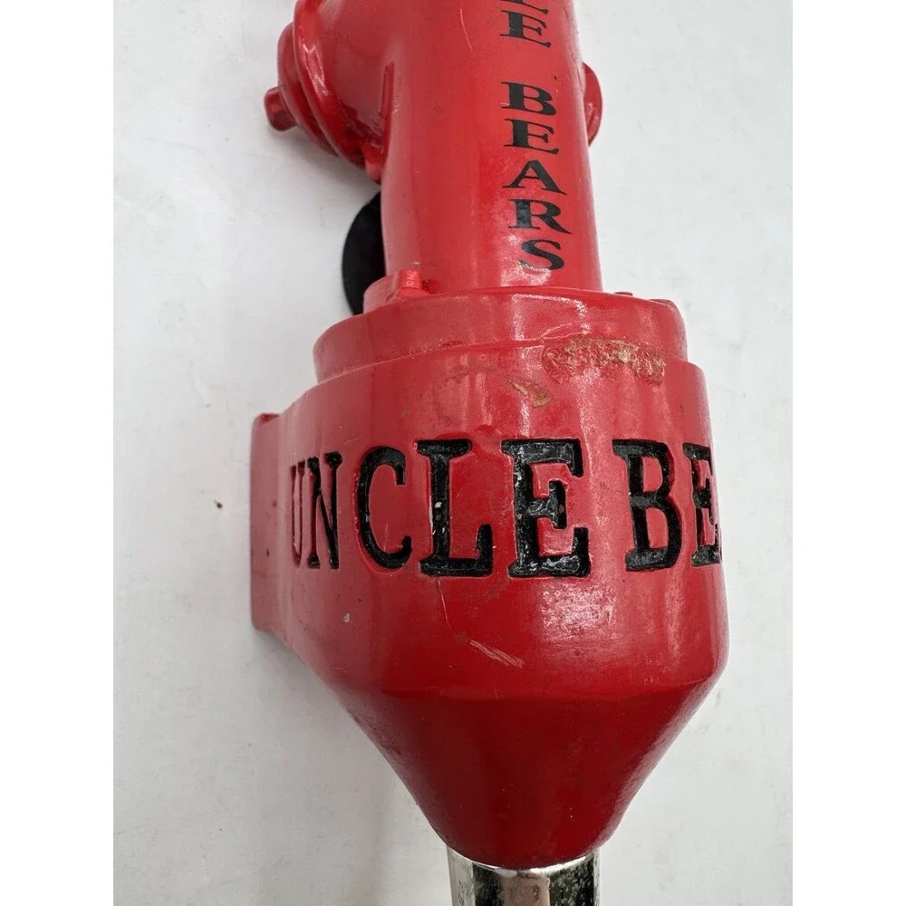 Uncle Bears Fire Hydrant Bear Tap Pull Interchangeable Bear Name BROKEN